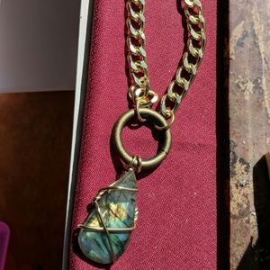 Labradorite Chain Necklace